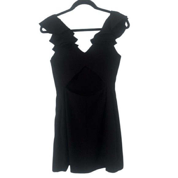 Amanda Uprichard Gimlet Ruffled Cutout Dress - Picture 5 of 6